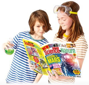 Kids reading Science+Nature