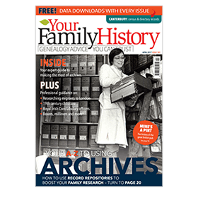 Your Family History overseas print subscription